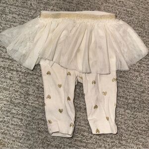 Carters pants with attached tutu
